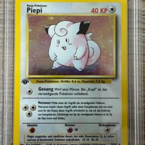 PSA 8 NM - MT - Clefairy 5/102 1st Edition German (Piepi) Base Set Pokemon Holo #2